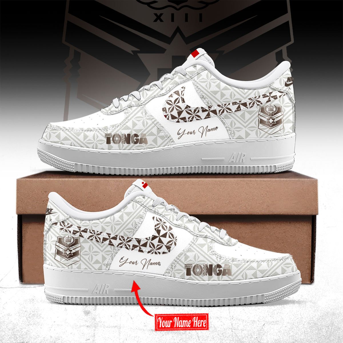 Tonga Rugby League 2026 World Cup AF1 Shoes