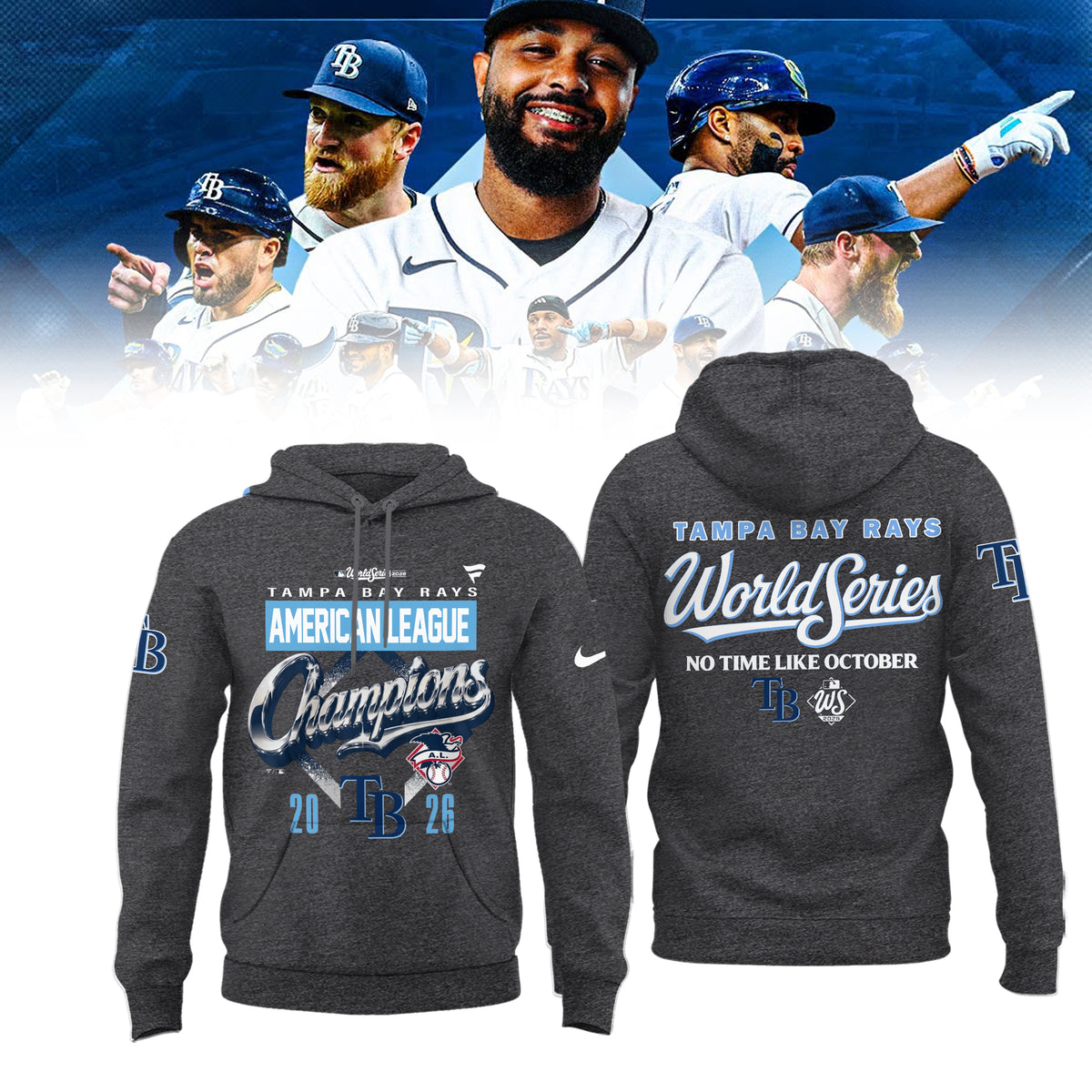 Limited Edition Rays 2026 ALCS Champs Hoodie