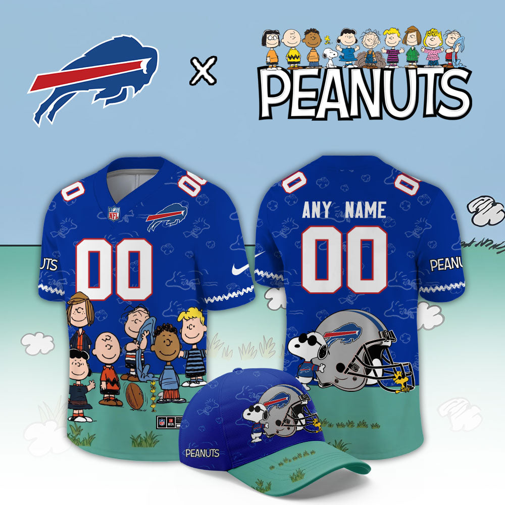 Limited Edition Buffalo Bills x Peanuts 2026 Football Jersey