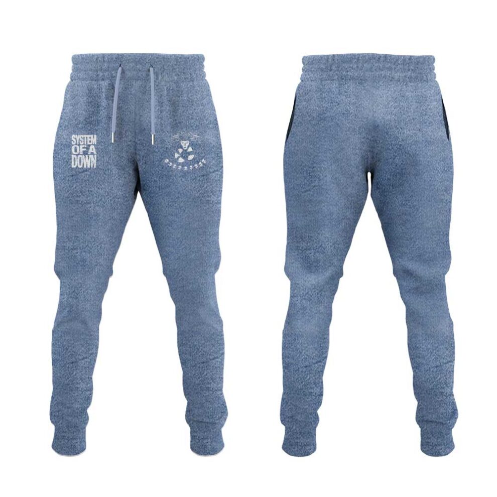 System Of A Down Queens of the Stone Age và Acid Bath Denim Jacket Light Blue