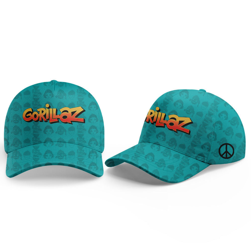 Gorillaz The Mountain Tour (2026–2027) Blue Hoodie