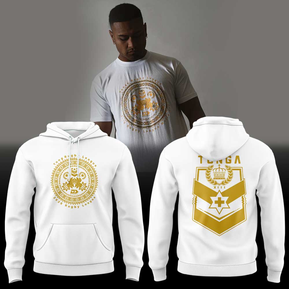 Tonga Rugby Federation, Rugby League World Championship 2026 Collection Hoodie Black