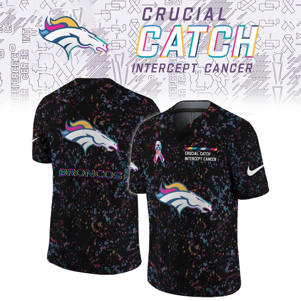Denver Broncos Crucial Catch Limited Football Jersey