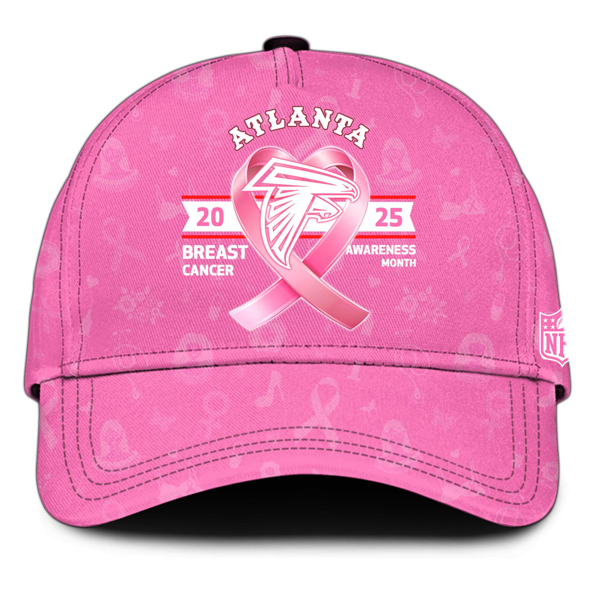 Atlanta Falcons Special Breast Cancer Awareness Month Limited Edition Hoodie 2025