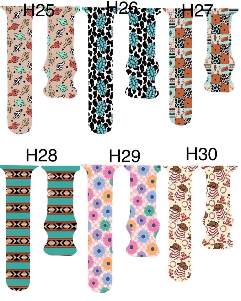 Pumpkin watch band|Christmas tree watch strap|fall galaxy watch band|fall watch bands|western watch band|punchy watch band|38mm watch band