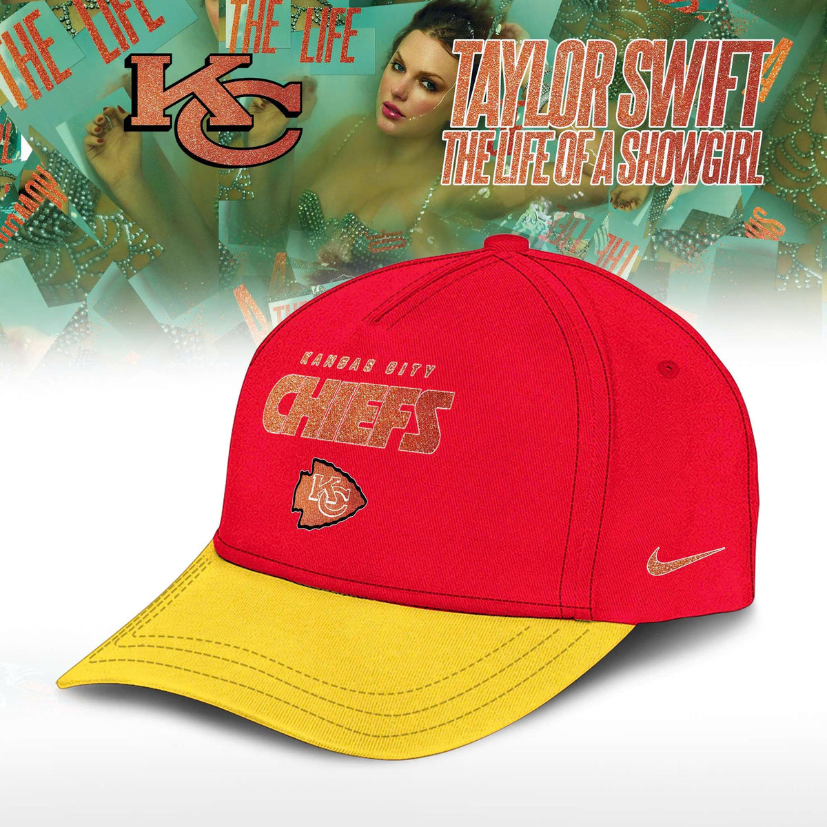 Kansas City Chiefs x Taylor Swift Orange Era� Limited Editions 2025 Hoodie