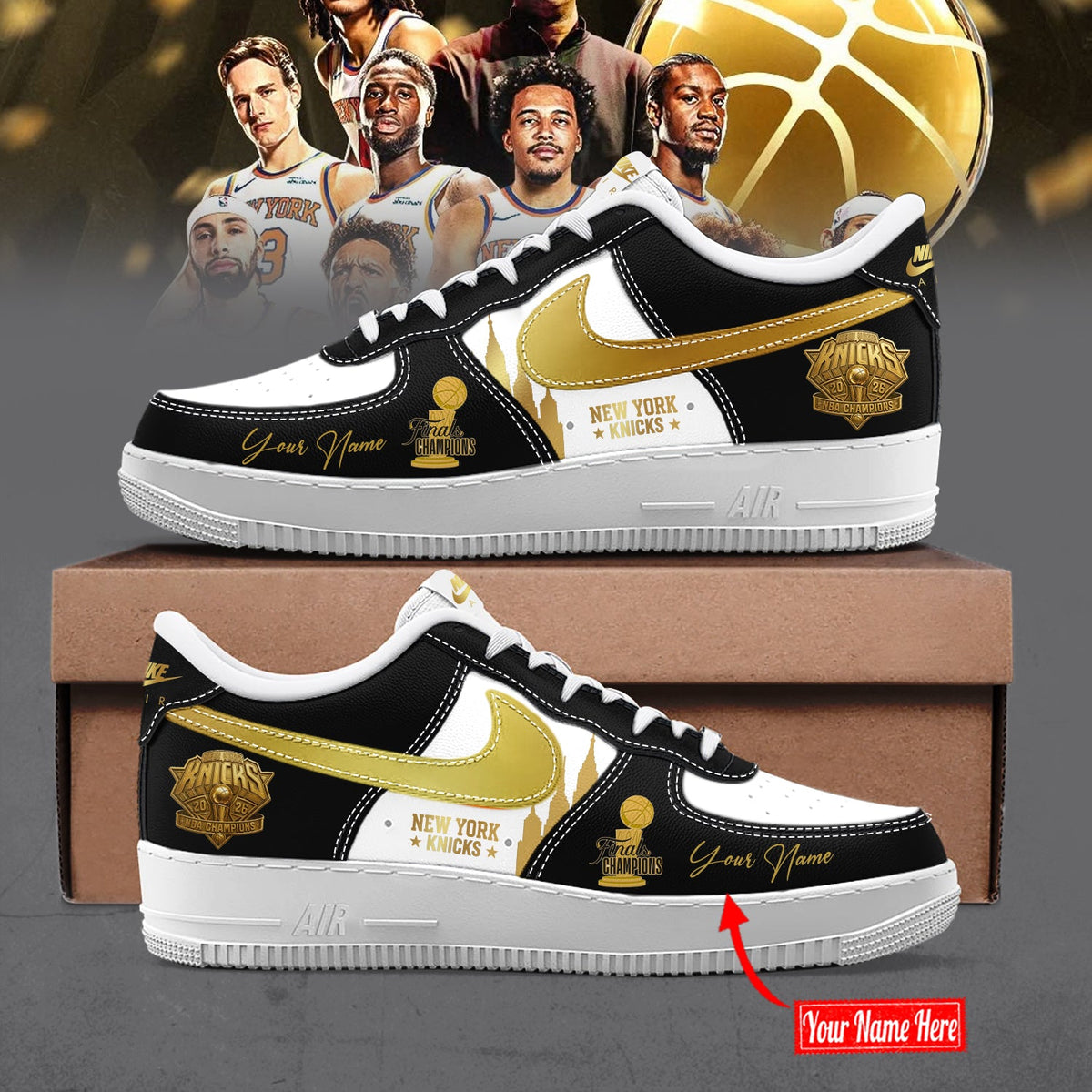 New York Knicks 2026 NBA Champions AF1 Sneaker