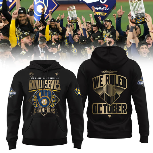 Limited Edition Milwaukee Brewers 2026 World Series Champions Hoodie