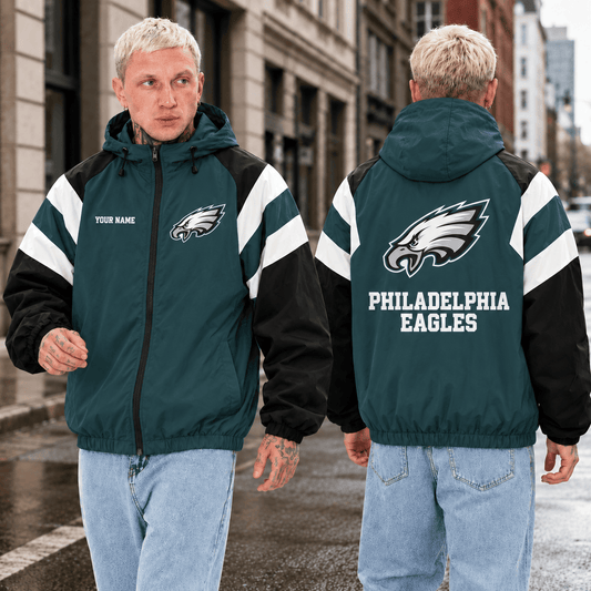 Limited Edition Philadelphia Eagles Outdoor Jacket Custom Name For Fan