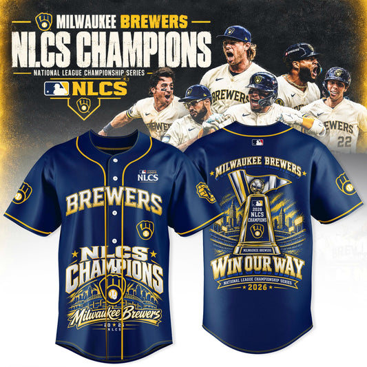 Limited Edition Milwaukee Brewers 2026 National League Champions Jersey