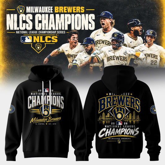 Limited Edition Milwaukee Brewers 2026 National League Champions Hoodie