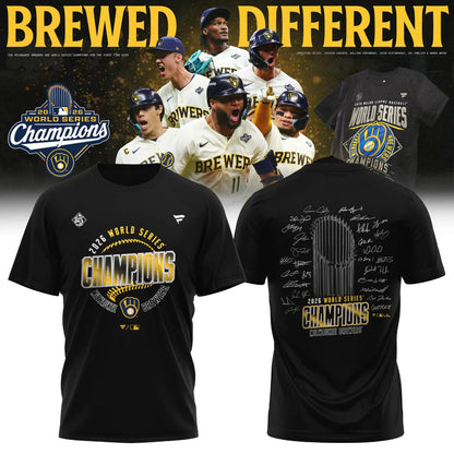 Limited Edition Milwaukee Brewers 2026 World Series Champions T-shirt