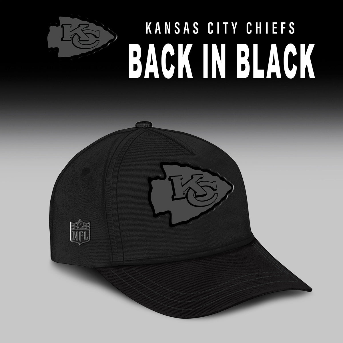 Kansas City Chiefs 2025 Back In Black Limited Edition Combo TShirt