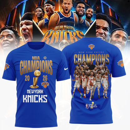 New York Knicks 2026 NBA Finals Champions T-Shirt
