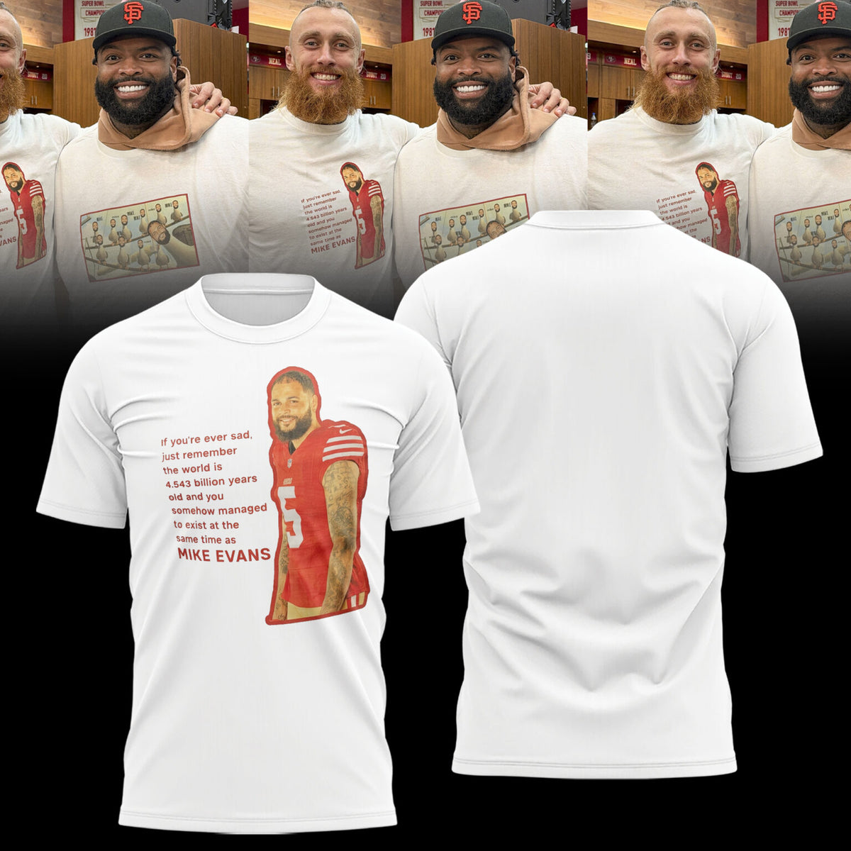 San Francisco 49ers x Mike Evans Limited Edition Shirt