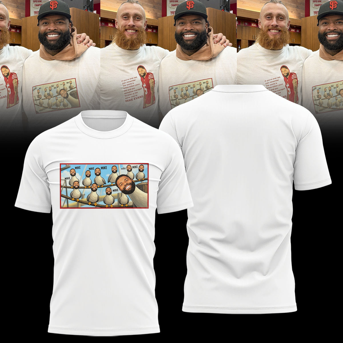 San Francisco 49ers x Mike Evans Limited Edition Shirt