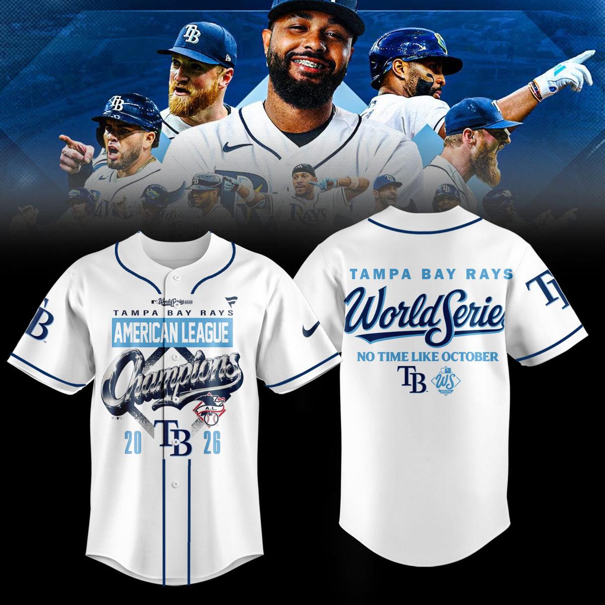 Limited Edition Rays 2026 ALCS Champs Jersey