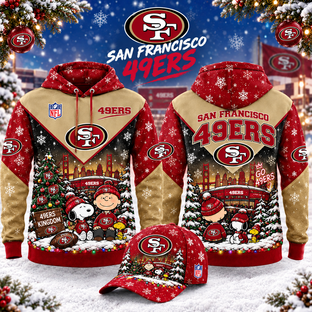 San Francisco 49ers Peanuts 2026 Limited Hoodie