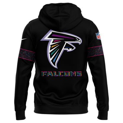Atlanta Falcons Black 2025 NFL Crucial Catch Limited Edition Hoodie