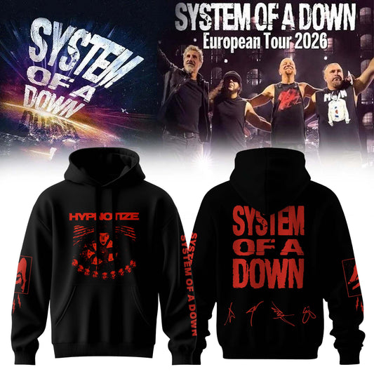 System of a Down “Europe / UK Stadium Tour 2026” signed Hoodie