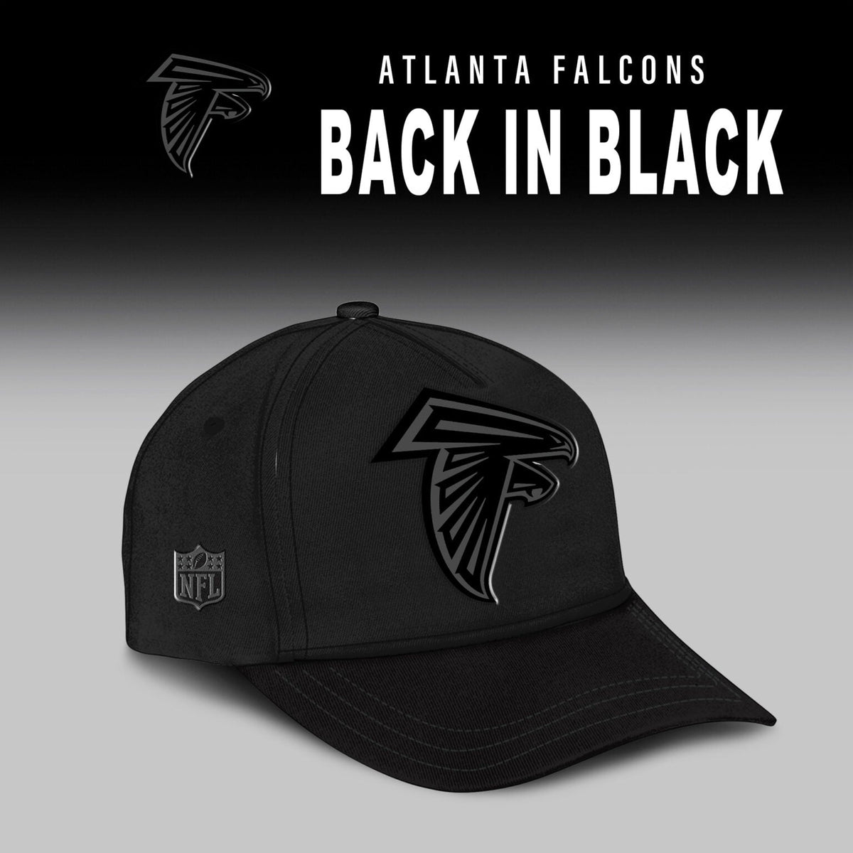 Atlanta Falcons Back In Black Limited Edition Combo Hoodie