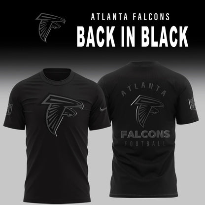 Atlanta Falcons Back In Black Limited Edition Combo TShirt