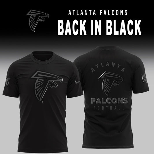 Atlanta Falcons Back In Black Limited Edition Combo TShirt