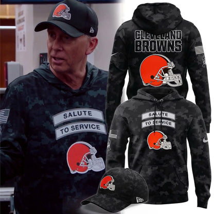 Cleveland Browns Salute to Service 2026 Hoodie