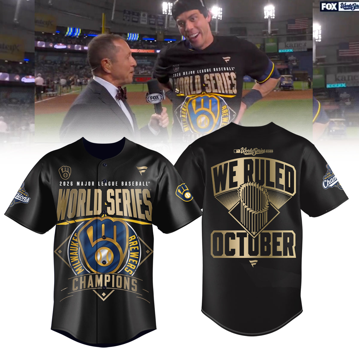 Limited Edition Milwaukee Brewers 2026 World Series Champions Jersey