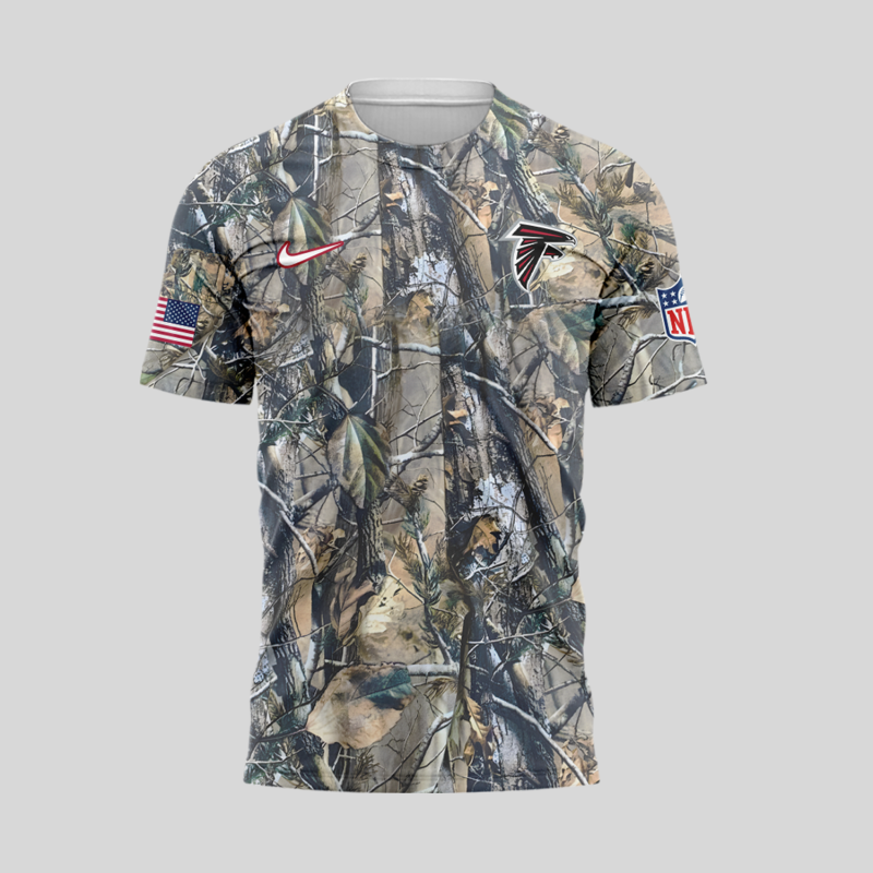 Limited Edition Atlanta Falcons Camo Tshirt 2025