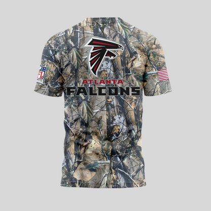 Limited Edition Atlanta Falcons Camo Tshirt 2025