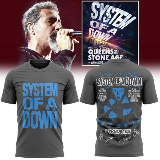 System Of A Down Queens of the Stone Age và Acid Bath Limited Shirt