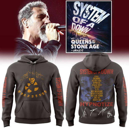 System Of A Down Queens of the Stone Age và Acid Bath Limited Hoodie