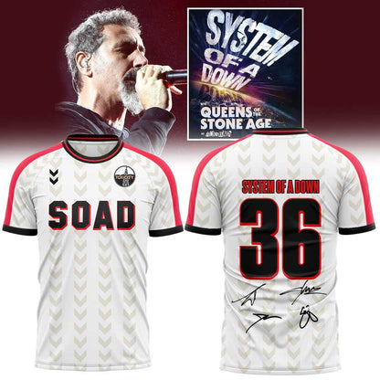 System Of A Down x Olympiastadion Berlin Limited Shirt White