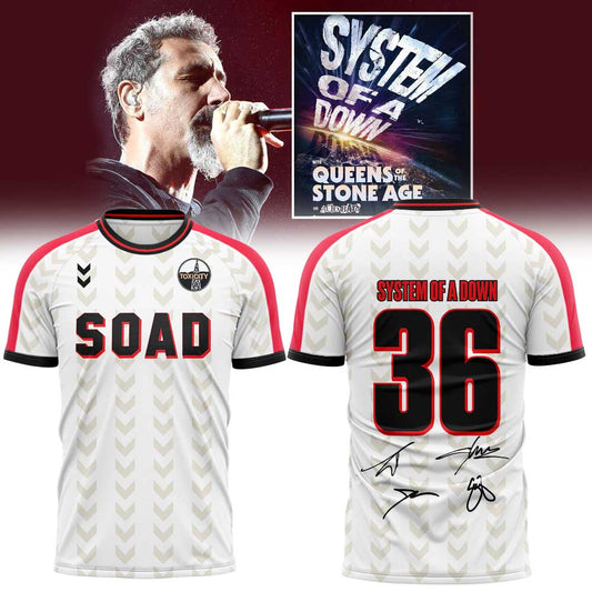 System Of A Down x Olympiastadion Berlin Limited Shirt White