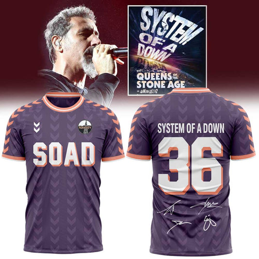 System Of A Down x Olympiastadion Berlin Limited Shirt Purple