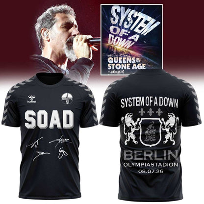 System Of A Down x Olympiastadion Berlin Limited Shirt Black