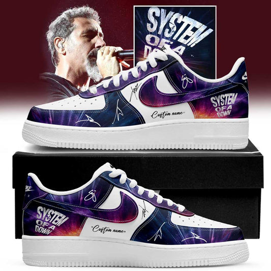 System Of A Down Queens of the Stone Age và Acid Bath Limited Signature Custom Name Shoes