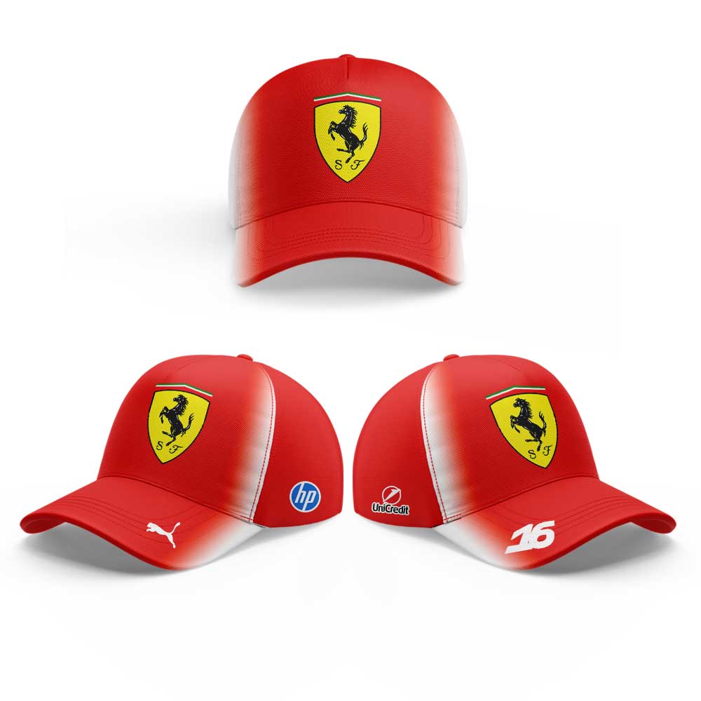Scuderia Ferrari Charles Leclerc new race suit lookbook 2026 Signature Hoodie