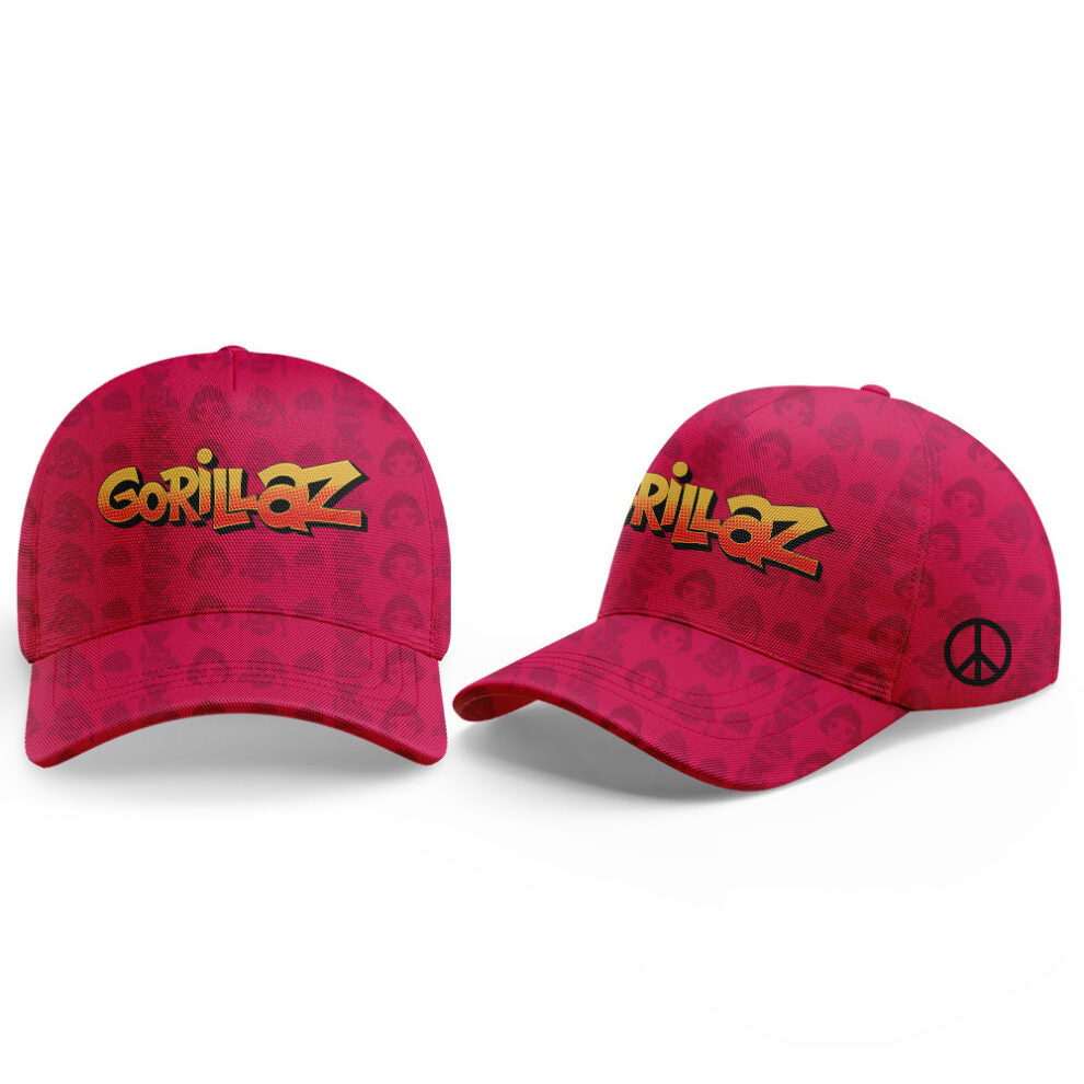 Gorillaz The Mountain Tour (2026–2027) Pink Limited Hoodie