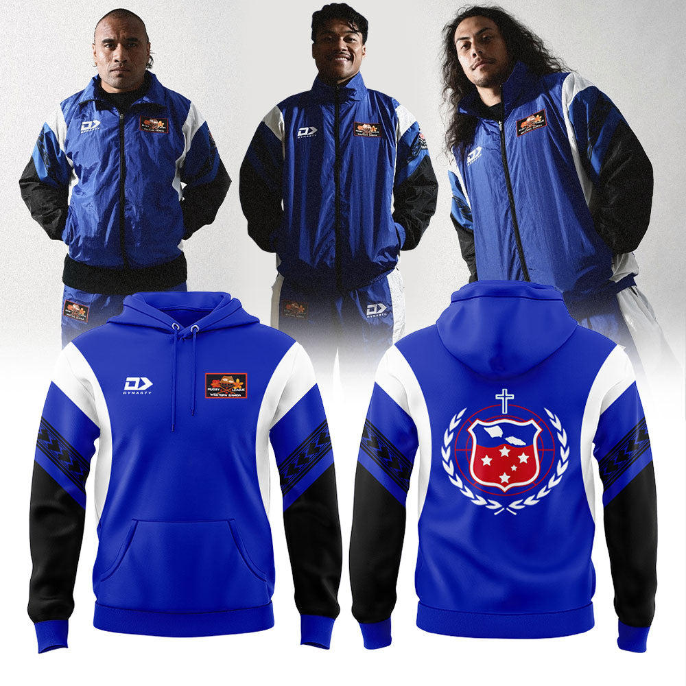 Toa Samoa Rugby Adults Retro Track Hoodie
