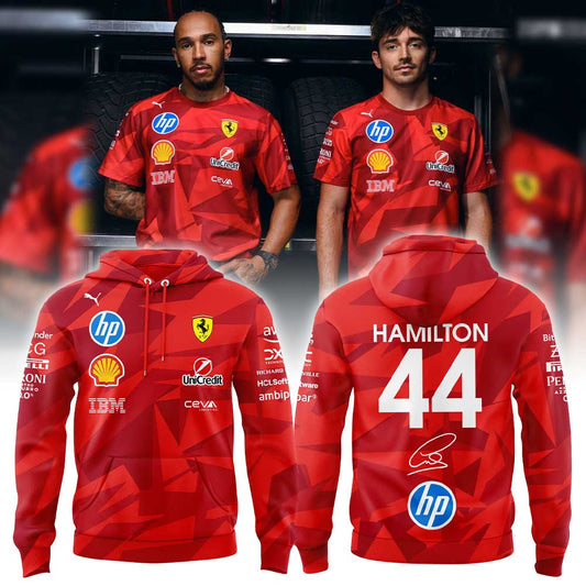 Scuderia Ferrari HP Charles Leclerc Signature Las Vegas Special Edition Combo Hoodie