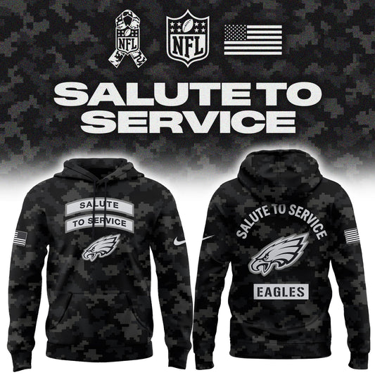Limited Edition Philadelphia Eagles Salute To Service “Made With Purpose” Hoodie