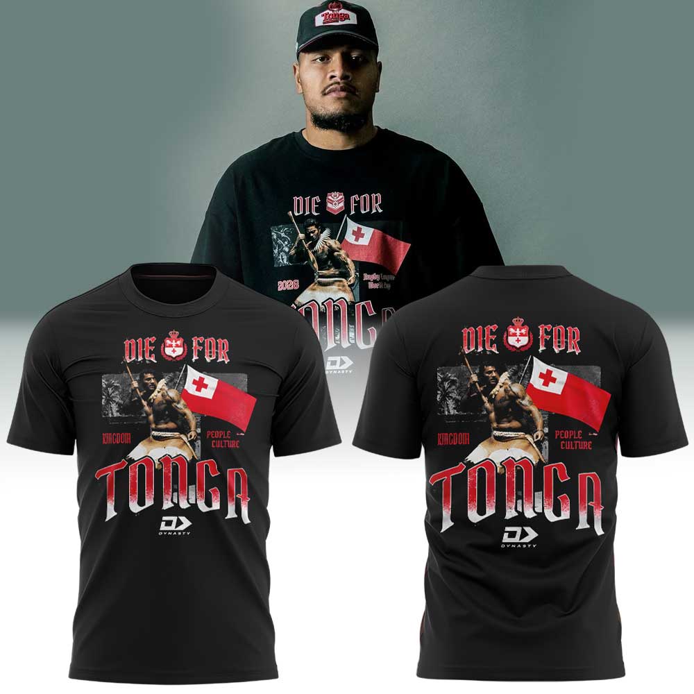 Limited Edition Tonga Rugby Federation, Rugby League World Championship 2026 Shirt