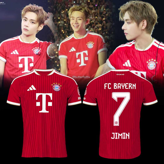 BTS WORLD TOUR ‘ARIRANG’ x JIMIN x FC Bayern München Special presents for a special team! Jersey