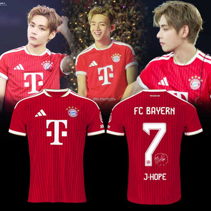 BTS WORLD TOUR ‘ARIRANG’ x J-HOPE x FC Bayern München Special presents for a special team! Jersey V2