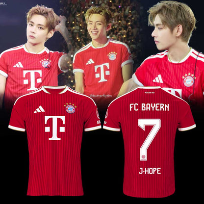 BTS WORLD TOUR ‘ARIRANG’ x J-HOPE x FC Bayern München Special presents for a special team! Jersey