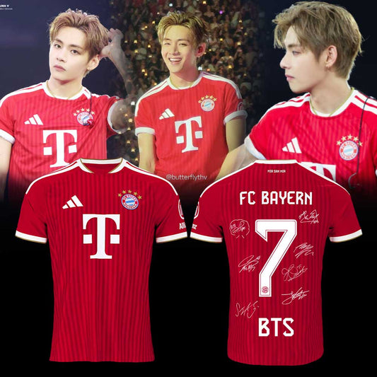 BTS WORLD TOUR ‘ARIRANG’ x FC Bayern München Special presents for a special team! Jersey