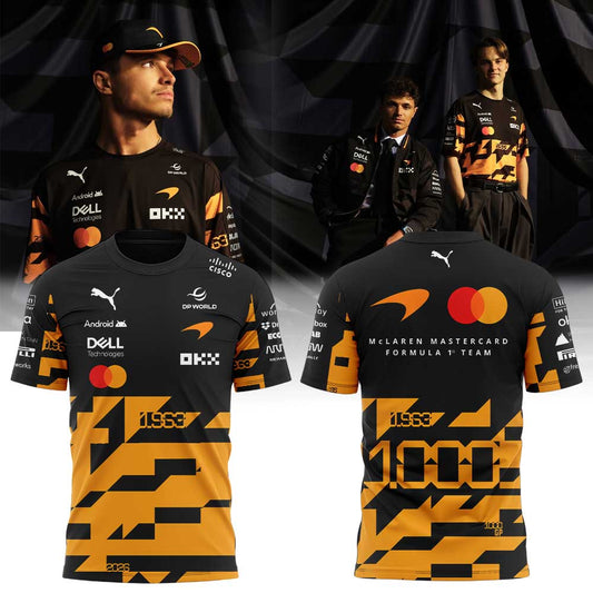 McLaren Mastercard Formula 1 Team 1000 GP Commemorative Collection T-Shirt
