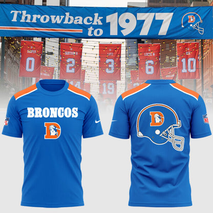 Denver Broncos Limited Throwback To 77 T-Shirt